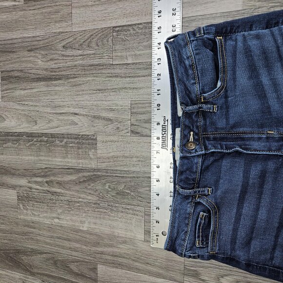 Hollister Jeans Womens 9R Blue High Rise Super Skinny Distressed Raw Hem - Picture 8 of 12